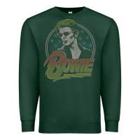 Sports Green bowie   diamond dogs t shirt Premium Sweatshirt - artisFamous