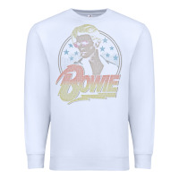 White bowie   diamond dogs t shirt Premium Sweatshirt - artisFamous