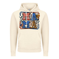 Vintage Artic Army Veteran mama leopard frame 4th of July Vintage Hoodie - LillyAllenDesigns