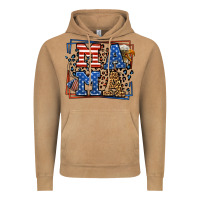 Army Veteran Mama Leopard Frame 4th Of July Vintage Hoodie | Teevron