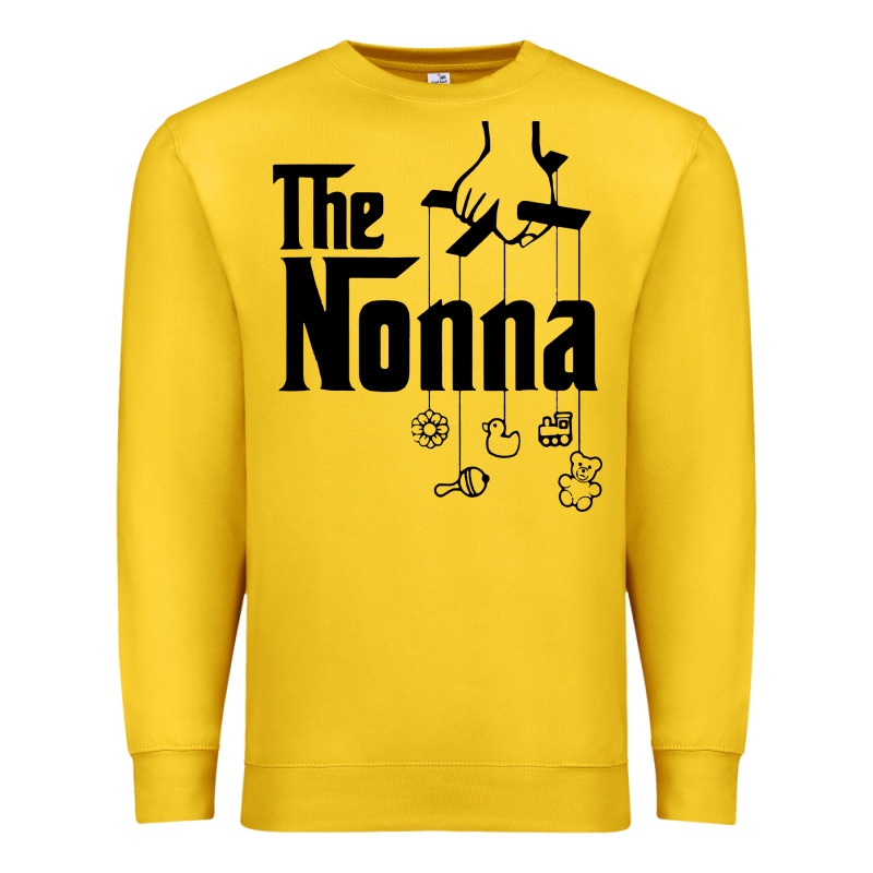 The Nonna! Italy Grandmother Baby Hang Toys Premium Sweatshirt by artisFamous | Teevron