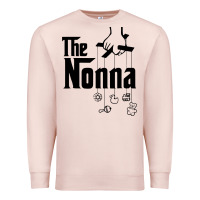 Pale Pink The Nonna! Italy Grandmother Baby Hang Toys Premium Sweatshirt - artisFamous