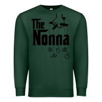Sports Green The Nonna! Italy Grandmother Baby Hang Toys Premium Sweatshirt - artisFamous