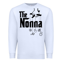 White The Nonna! Italy Grandmother Baby Hang Toys Premium Sweatshirt - artisFamous