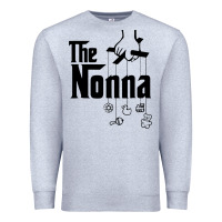 Heather Grey The Nonna! Italy Grandmother Baby Hang Toys Premium Sweatshirt - artisFamous
