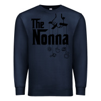 Navy The Nonna! Italy Grandmother Baby Hang Toys Premium Sweatshirt - artisFamous