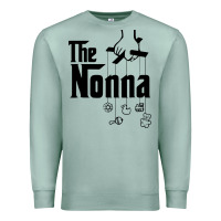 Seafoam The Nonna! Italy Grandmother Baby Hang Toys Premium Sweatshirt - artisFamous