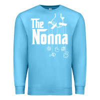 Ocean Blue The Nonna! Italy Grandmother Baby Hang Toys Premium Sweatshirt - artisFamous