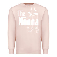 Pale Pink The Nonna! Italy Grandmother Baby Hang Toys Premium Sweatshirt - artisFamous