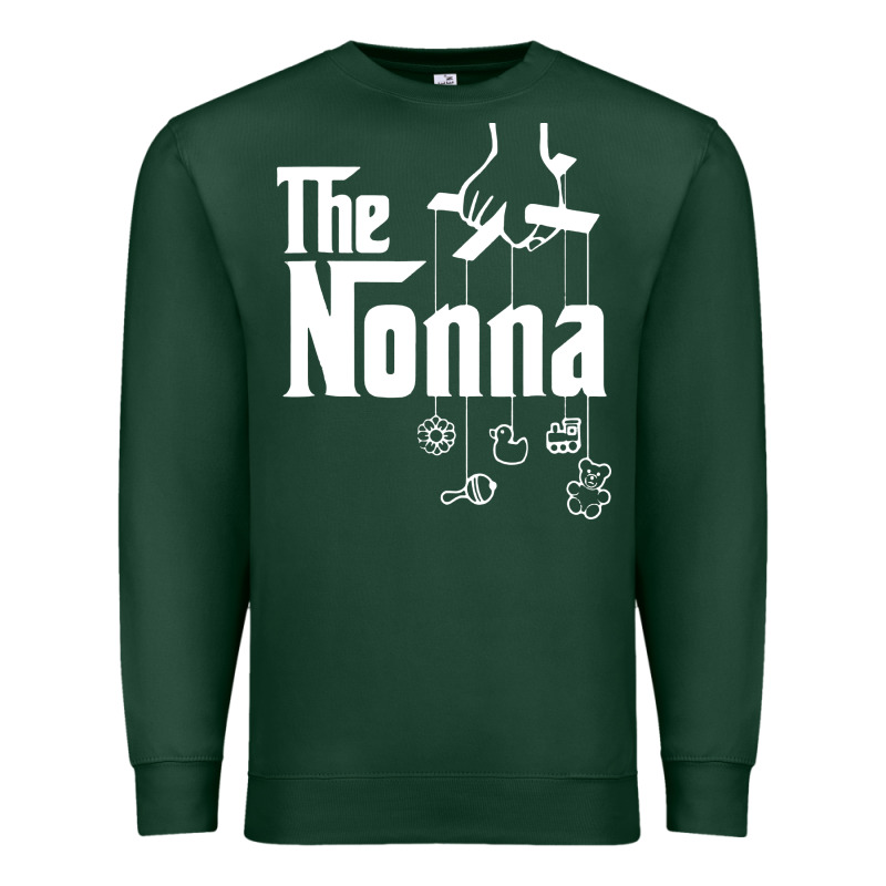 The Nonna! Italy Grandmother Baby Hang Toys Premium Sweatshirt by artisFamous | Teevron