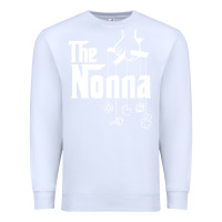 White The Nonna! Italy Grandmother Baby Hang Toys Premium Sweatshirt - artisFamous