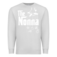 Dove Grey The Nonna! Italy Grandmother Baby Hang Toys Premium Sweatshirt - artisFamous