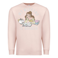 Pale Pink beauty and the beast belle my weekend is booked t shirt Premium Sweatshirt - artisFamous
