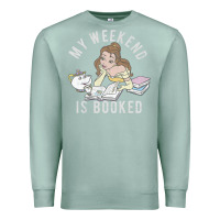 Seafoam beauty and the beast belle my weekend is booked t shirt Premium Sweatshirt - artisFamous