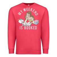 Cardinal beauty and the beast belle my weekend is booked t shirt Premium Sweatshirt - artisFamous