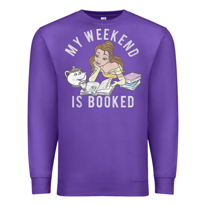 Beauty And The Beast Belle My Weekend Is Booked T Shirt Premium Sweatshirt by artisFamous | Teevron