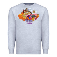 Heather Grey the proud family characters t shirt Premium Sweatshirt - artisFamous