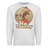 Oatmeal Heather emperor's new groove kuzco llama no touchy t shirt t shirt Premium Sweatshirt - artisFamous