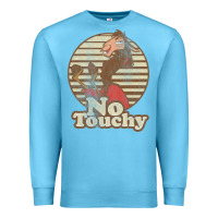 Ocean Blue emperor's new groove kuzco llama no touchy t shirt t shirt Premium Sweatshirt - artisFamous