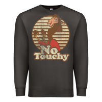 Smoke emperor's new groove kuzco llama no touchy t shirt t shirt Premium Sweatshirt - artisFamous