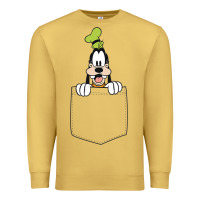 Antique Gold goofy pocket goofy pocket t shirt Premium Sweatshirt - artisFamous