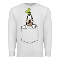 Oatmeal Heather goofy pocket goofy pocket t shirt Premium Sweatshirt - artisFamous