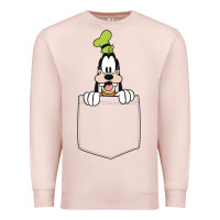 Pale Pink goofy pocket goofy pocket t shirt Premium Sweatshirt - artisFamous