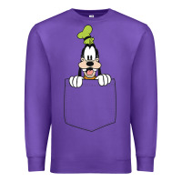 Purple goofy pocket goofy pocket t shirt Premium Sweatshirt - artisFamous