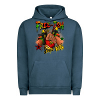 Pigment Midnight Navy Free-ish since 1865 Juneteenth black girl sneakers Urban Hoodie - RanaPortraitStore