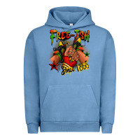Pigment Pebble Blue Free-ish since 1865 Juneteenth black girl sneakers Urban Hoodie - RanaPortraitStore