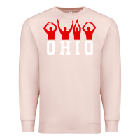Pale Pink vintage state of ohio home pride Premium Sweatshirt - artisFamous