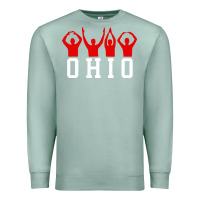 Seafoam vintage state of ohio home pride Premium Sweatshirt - artisFamous