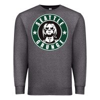 Charcoal Heather seattle grunge Premium Sweatshirt - artisFamous