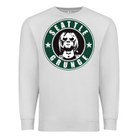 Dove Grey seattle grunge Premium Sweatshirt - artisFamous