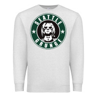 Oatmeal Heather seattle grunge Premium Sweatshirt - artisFamous