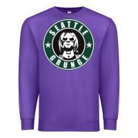 Purple seattle grunge Premium Sweatshirt - artisFamous
