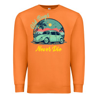 Carrot Vintage Funny Beetle Bug Distressed Classic Cars Old Bugs Never Die Premium Sweatshirt - artisFamous
