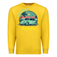 Lemon Vintage Funny Beetle Bug Distressed Classic Cars Old Bugs Never Die Premium Sweatshirt - artisFamous