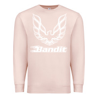 Pale Pink bandit Premium Sweatshirt - artisFamous