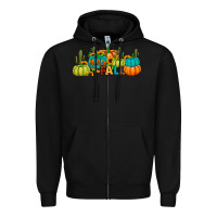 Black hello fall Zipper Hoodie - JahusDesignShop