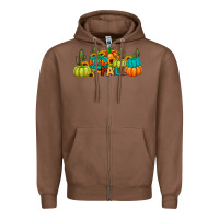 Chestnut hello fall Zipper Hoodie - JahusDesignShop