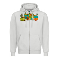 Dove Grey hello fall Zipper Hoodie - JahusDesignShop