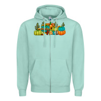 Seafoam hello fall Zipper Hoodie - JahusDesignShop