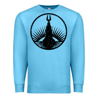 Ocean Blue bioshock rapture black Premium Sweatshirt - artisFamous