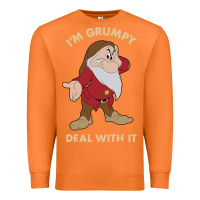 Snow White I'm Grumpy Deal With It Portrait T Shirt Premium Sweatshirt | Teevron