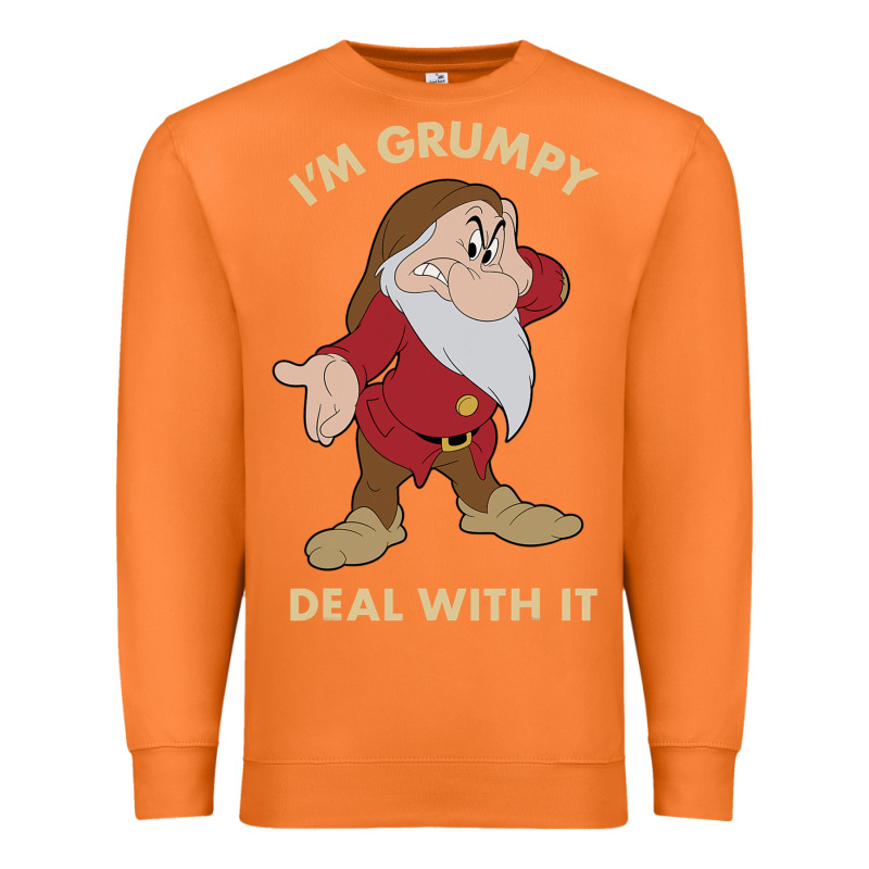 Snow White I'm Grumpy Deal With It Portrait T Shirt Premium Sweatshirt by artisFamous | Teevron