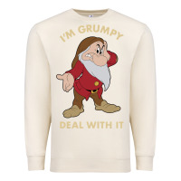 Sandshell snow white i'm grumpy deal with it portrait t shirt Premium Sweatshirt - artisFamous
