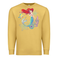 Antique Gold the little mermaid ari  and flounder sea t shirt Premium Sweatshirt - artisFamous