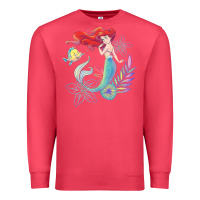 Cardinal the little mermaid ari  and flounder sea t shirt Premium Sweatshirt - artisFamous