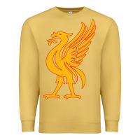 Antique Gold liverpool bird license plate Premium Sweatshirt - artisFamous